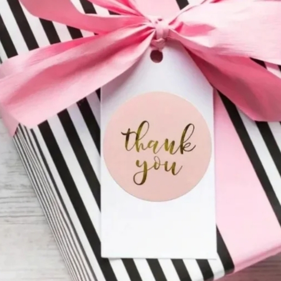 500 Pieces Roll Thank You Sealing Sticker - Picture 2 of 7